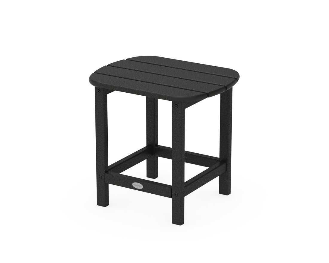 POLYWOOD South Beach 18" Side Table in Black