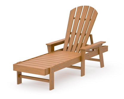 POLYWOOD South Beach Chaise in Natural