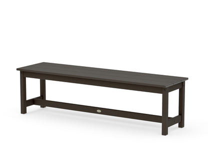 POLYWOOD 60" Planter Bench in Vintage Coffee