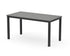 POLYWOOD Main Street 30 x 60 Dining Table in Black / Slate Grey