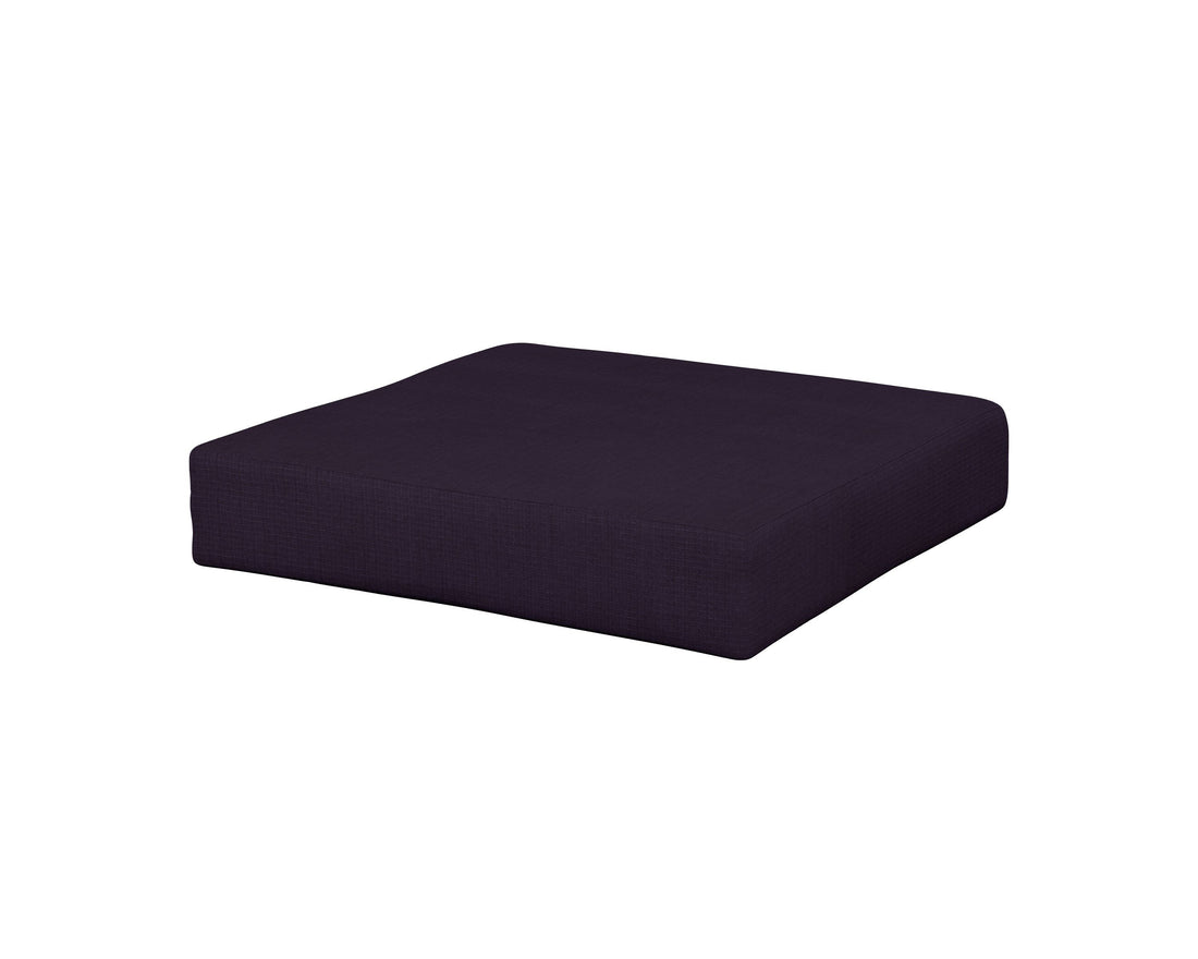 POLYWOOD Vineyard Ottoman Cushion in Navy Linen