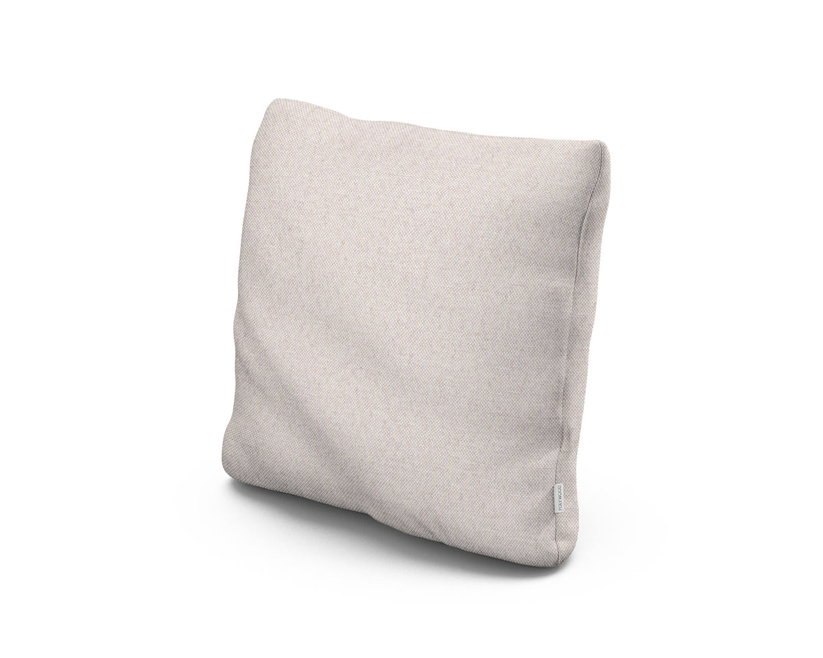 POLYWOOD 18" Outdoor Throw Pillow in Dune Burlap