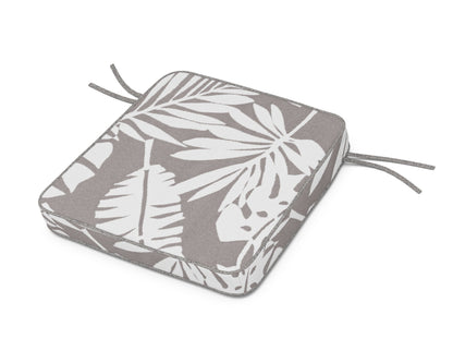 POLYWOOD Acadia Dining Arm Seat Cushion in Leaf Grey Mist