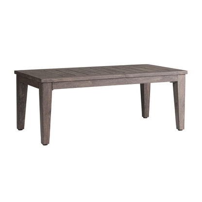 Lloyd Flanders Frontier 45" Rectangular Cocktail Table, lifestyle photo 1