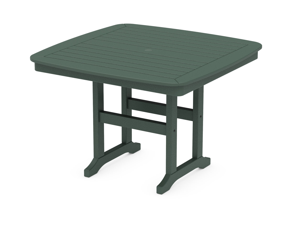POLYWOOD Nautical 44" Dining Table in Green