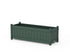 POLYWOOD Vineyard Rectangle Triple Planter Box in Green