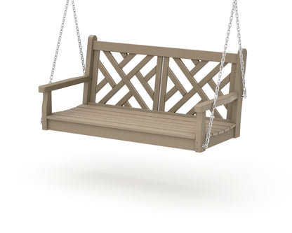 POLYWOOD Chippendale 48" Swing in Vintage Sahara