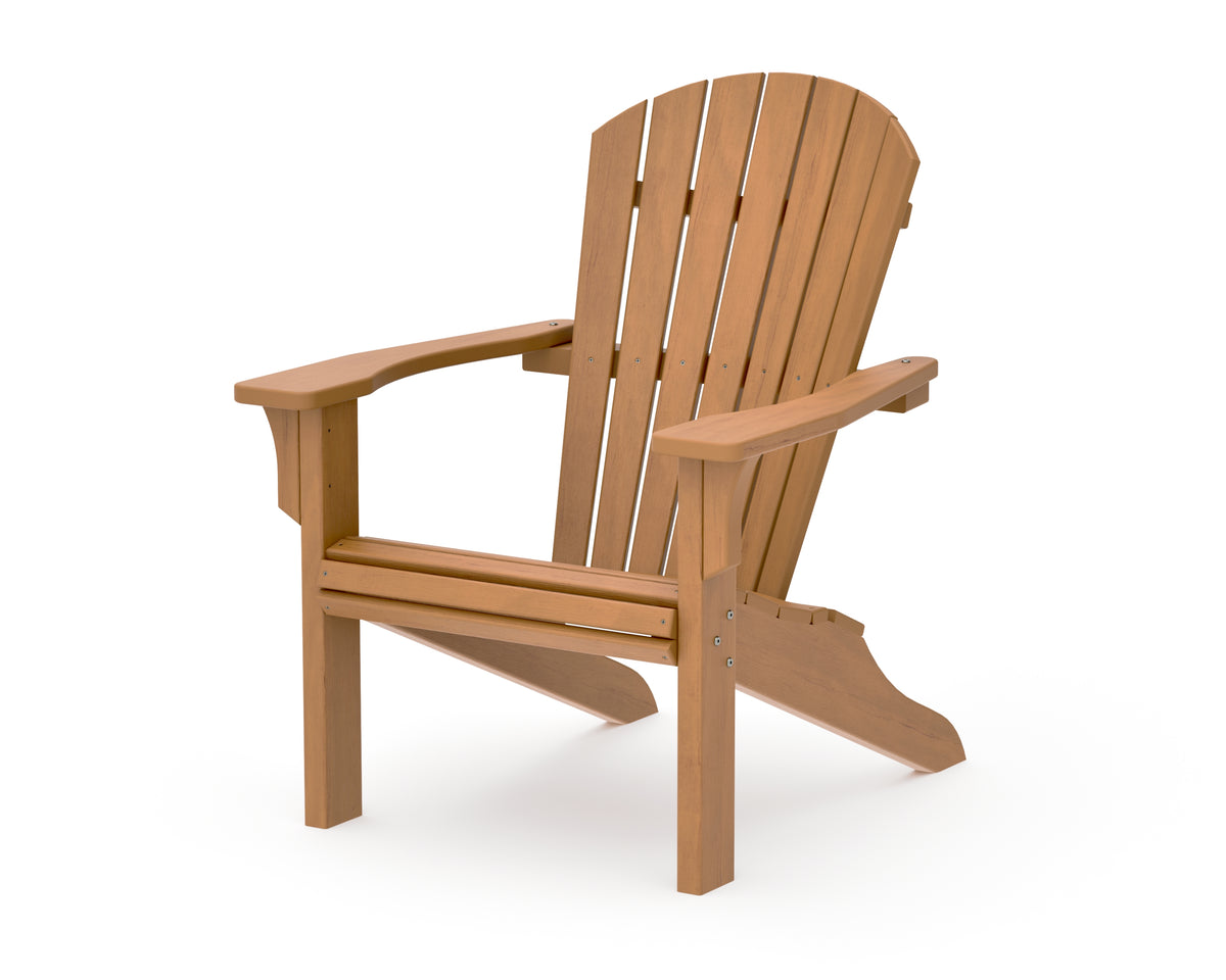 POLYWOOD Seashell Adirondack in Natural