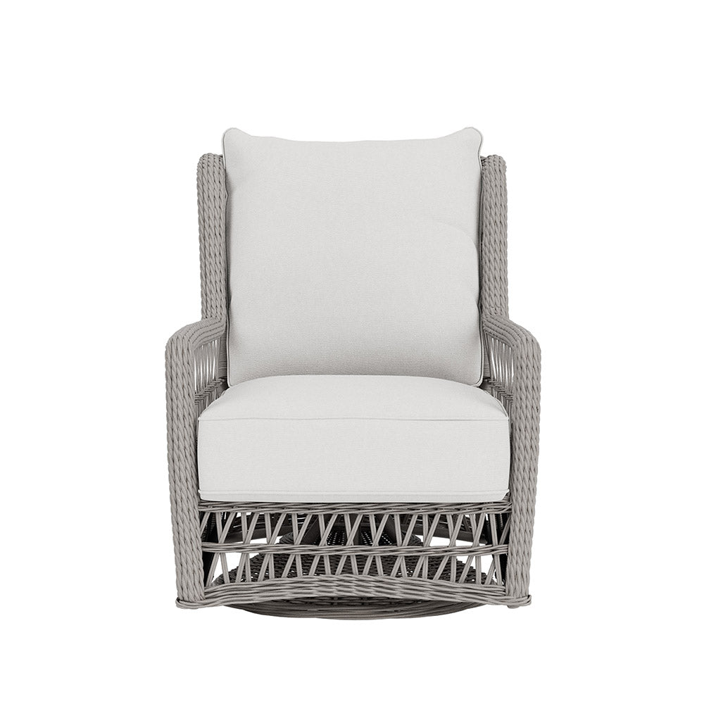 Lloyd Flanders Mackinac High Back Swivel Glider, lifestyle photo 2