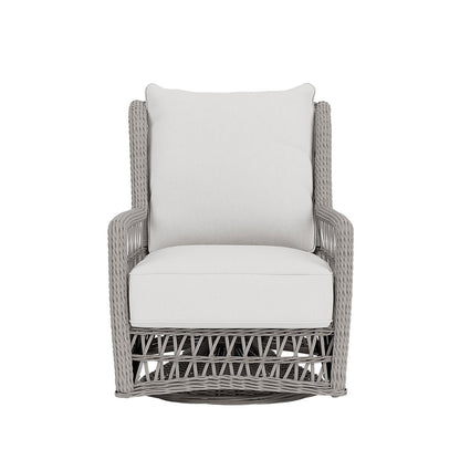 Lloyd Flanders Mackinac High Back Swivel Glider, lifestyle photo 2
