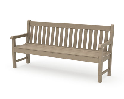 POLYWOOD Rockford 72" Bench in Vintage Sahara