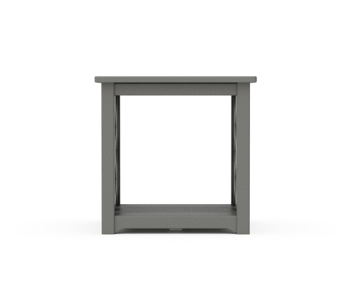 POLYWOOD Wovendale Accent Table angle view
