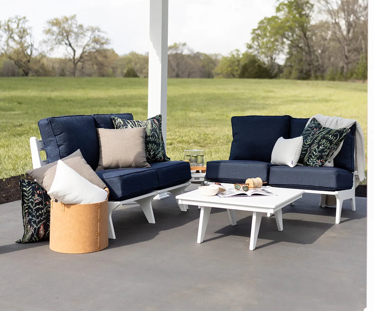 Berlin Gardens MGP Square Accessory Table, lifestyle photo 2