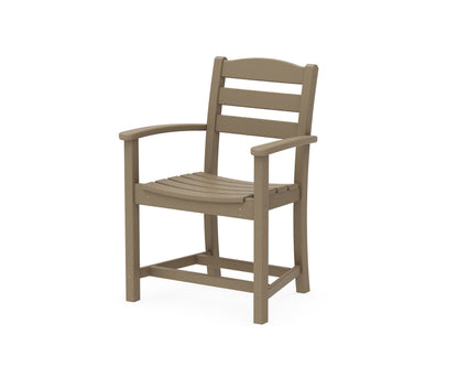POLYWOOD La Casa Café Dining Arm Chair in Vintage Sahara