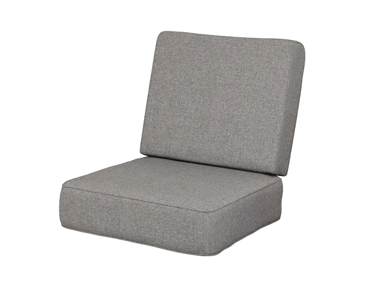 POLYWOOD Ateeva Harbour Seat and Back Cushion in Grey Mist