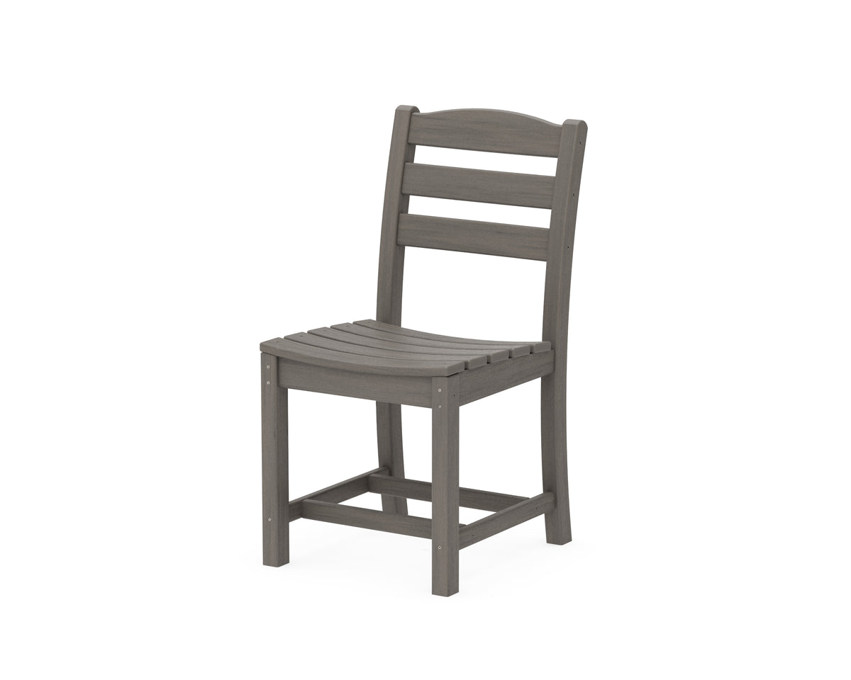 POLYWOOD La Casa Café Dining Side Chair in Driftwood