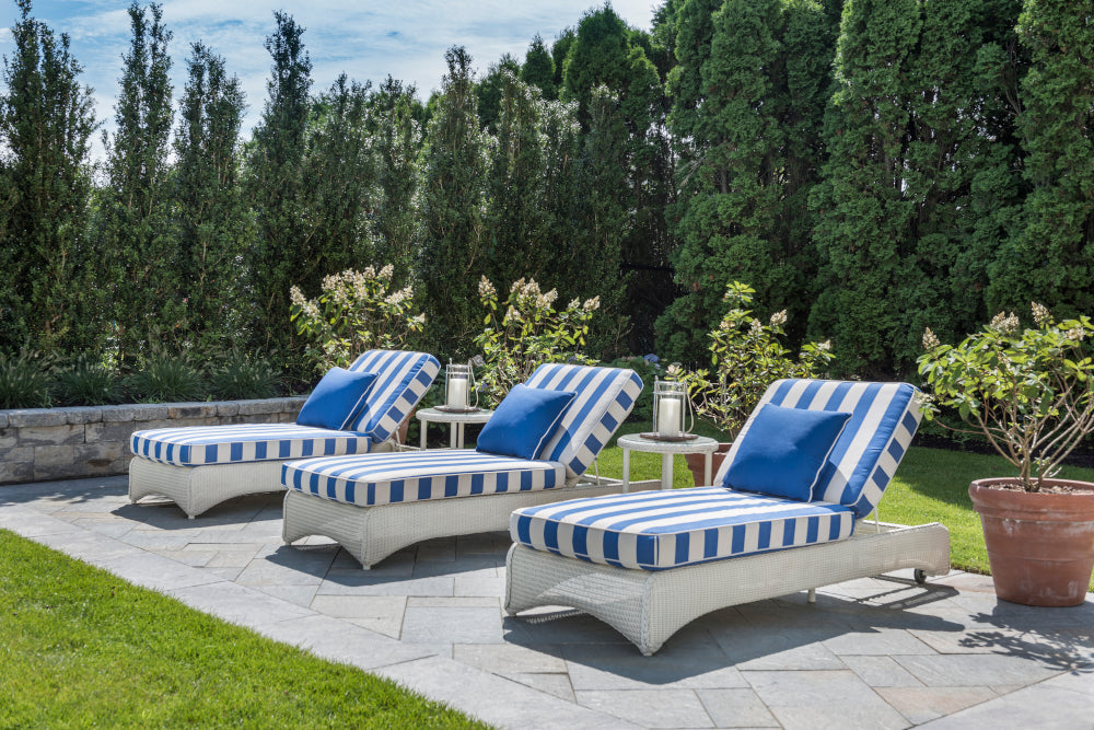 Lloyd Flanders Lloyd Loom Chaise – 2x2 Weave, lifestyle photo 4