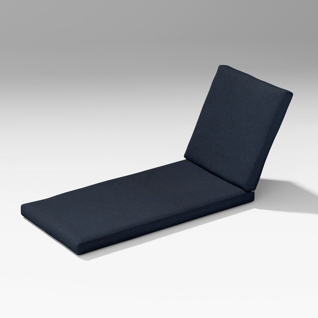 POLYWOOD PW Designer Series Latitude Chaise Lounge Full Cushion in Marine Indigo
