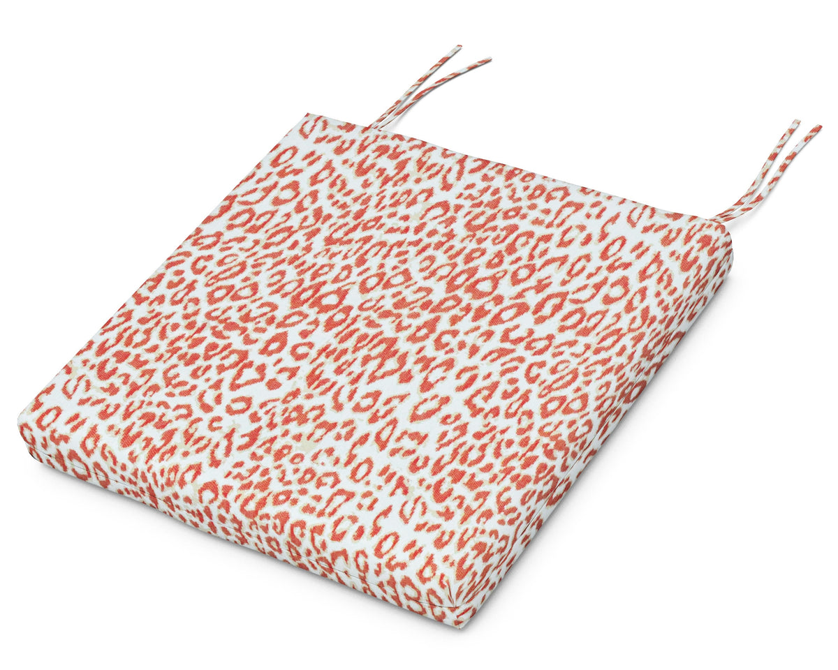 POLYWOOD Classic Oversized Adirondack Seat Pad 17.5"D x 22.25"W x 2.5"H in Safari Coral