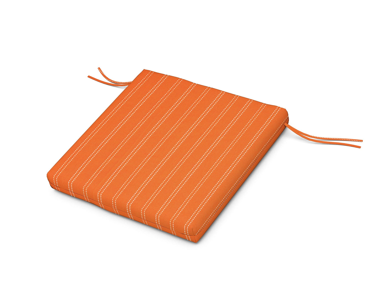 POLYWOOD 20” x 20” Seat Cushion in Stitch Mango