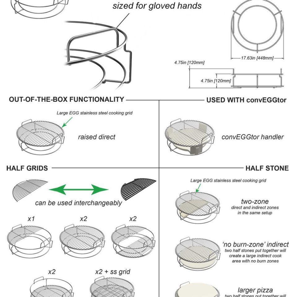 5 Piece EGGspander Kit for Large Egg