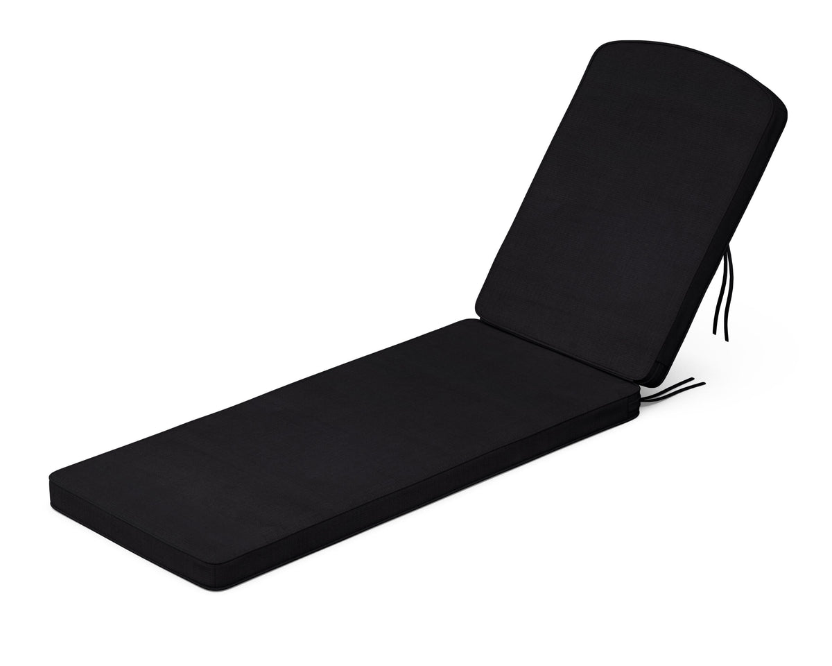 POLYWOOD Chinoiserie Chaise Cushion in Midnight Linen