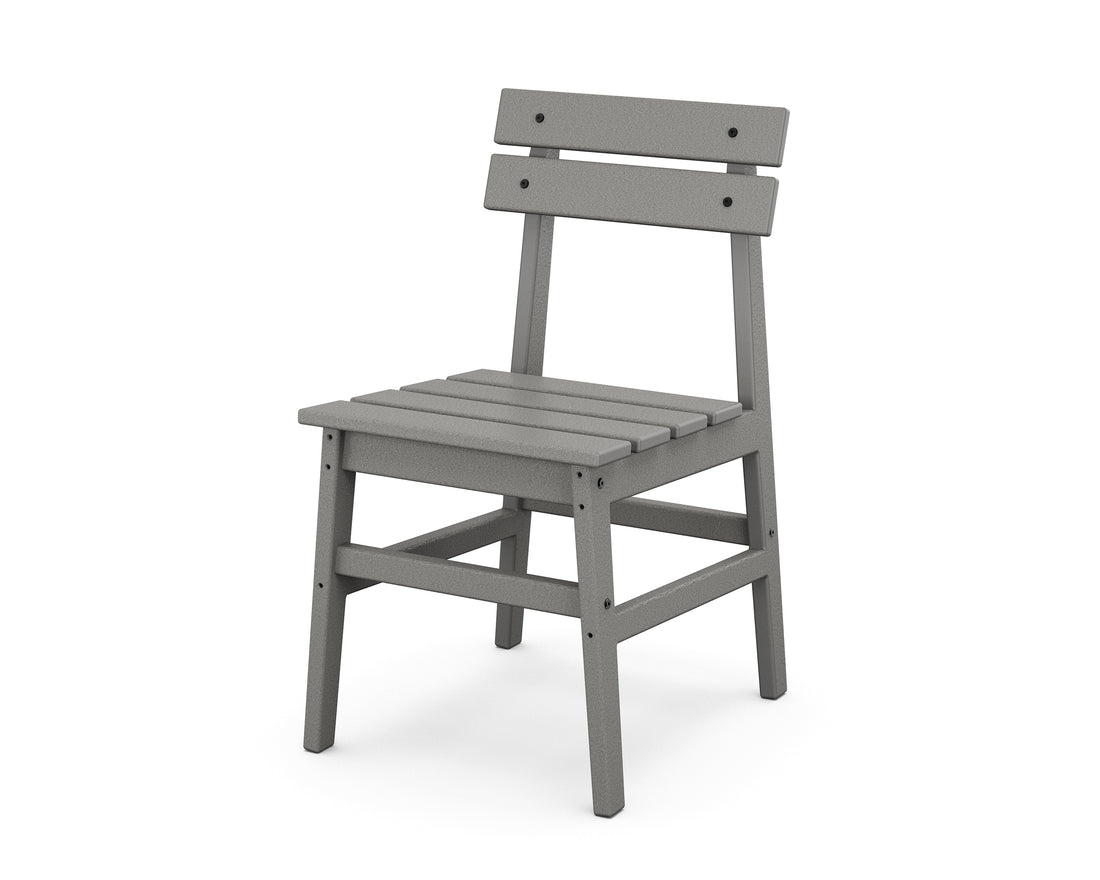 POLYWOOD Modern Studio Plaza Chair (Single) in Slate Grey