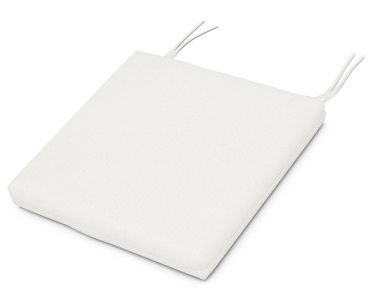 POLYWOOD Seat Cushion 17"D x 19"W x 2.5"H in Natural Linen
