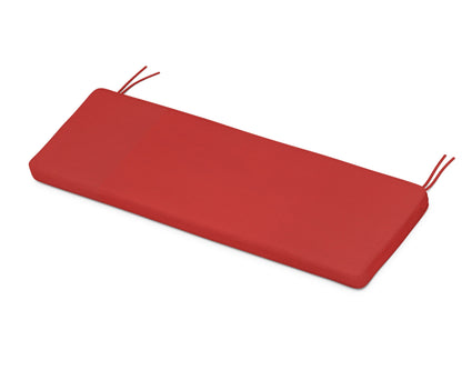 POLYWOOD Chinoiserie 60" Bench Seat Cushion in Crimson Linen