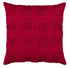ELAINE SMITH INC. Outdoor Pillow 20" X 20" Basket Weave Rouge Outdoor Pillow