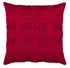 20" X 20" Basket Weave Rouge Outdoor Pillow - Casual Furniture World