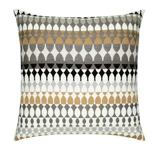 ELAINE SMITH INC. Outdoor Pillow Dune 20&quot;X20&quot; Modern Oval Outdoor Pillow