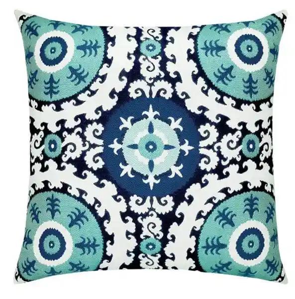 Suzani Midnight 22&quot; X 22&quot; Outdoor Pillow - Casual Furniture World