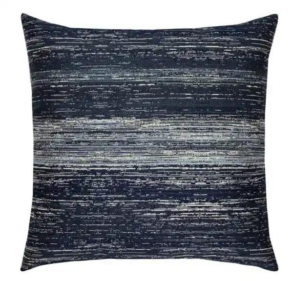 Textured Indigo Quadrant Outdoor Pillow - Casual Furniture World