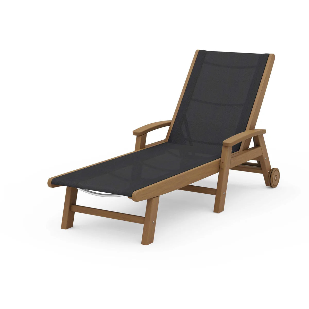 POLYWOOD Coastal Chaise with Wheels