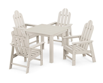 POLYWOOD Long Island 5-Piece Parsons Dining Set in Sand