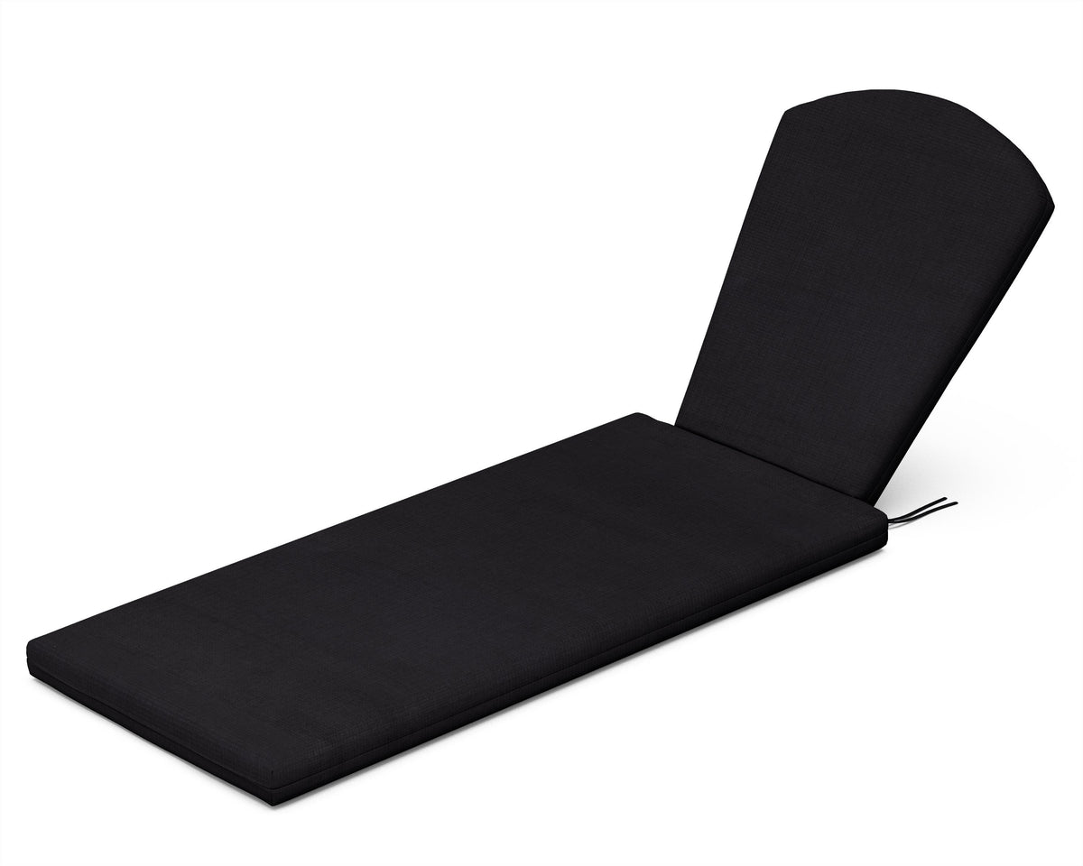 POLYWOOD Chaise Cushion in Midnight Linen