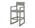 POLYWOOD EDGE Bar Arm Chair in Slate Grey