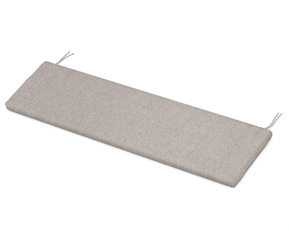 POLYWOOD Bench Seat Cushion - 17.25"D x 68.5"W x 2.5"H in Weathered Tweed