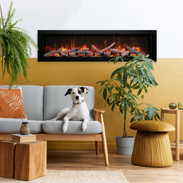 Amantii Deep 40" Extra Tall Built-In Electric Fireplace