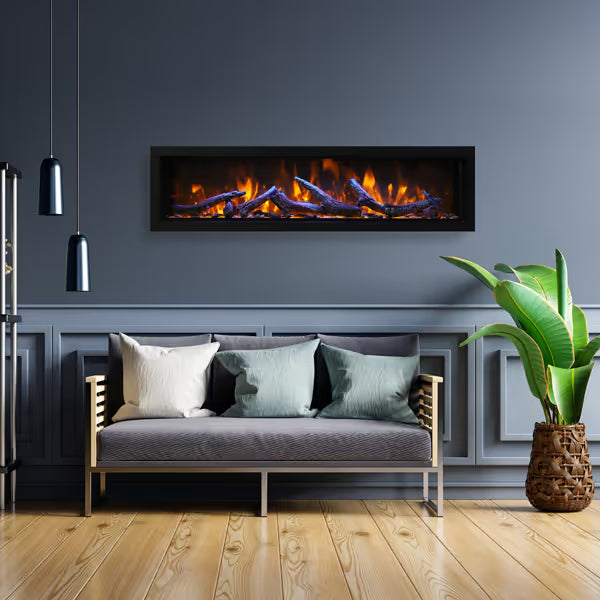 Amantii Deep 40" Extra Tall Built-In Electric Fireplace