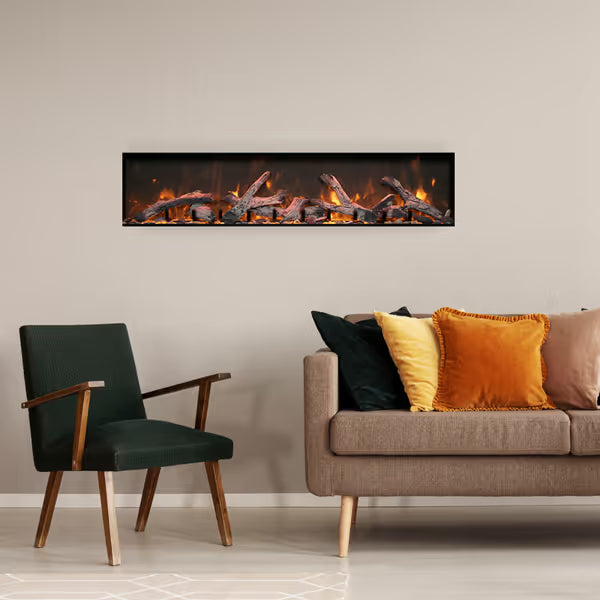 Amantii Deep 40" Extra Tall Built-In Electric Fireplace