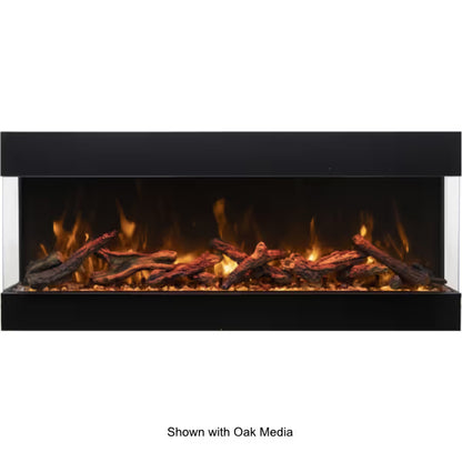 Amantii Tru View Bespoke 3 Sided Electric Fireplace - 85"