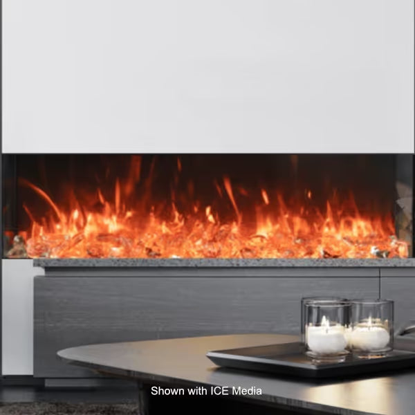 Amantii Tru View Bespoke 3 Sided Electric Fireplace - 85"