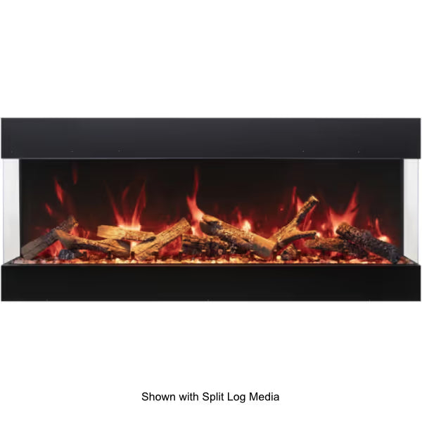 Amantii Tru View Bespoke 3 Sided Electric Fireplace - 85"