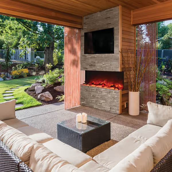 Amantii Tru-View XL Indoor/Outdoor Electric Fireplace