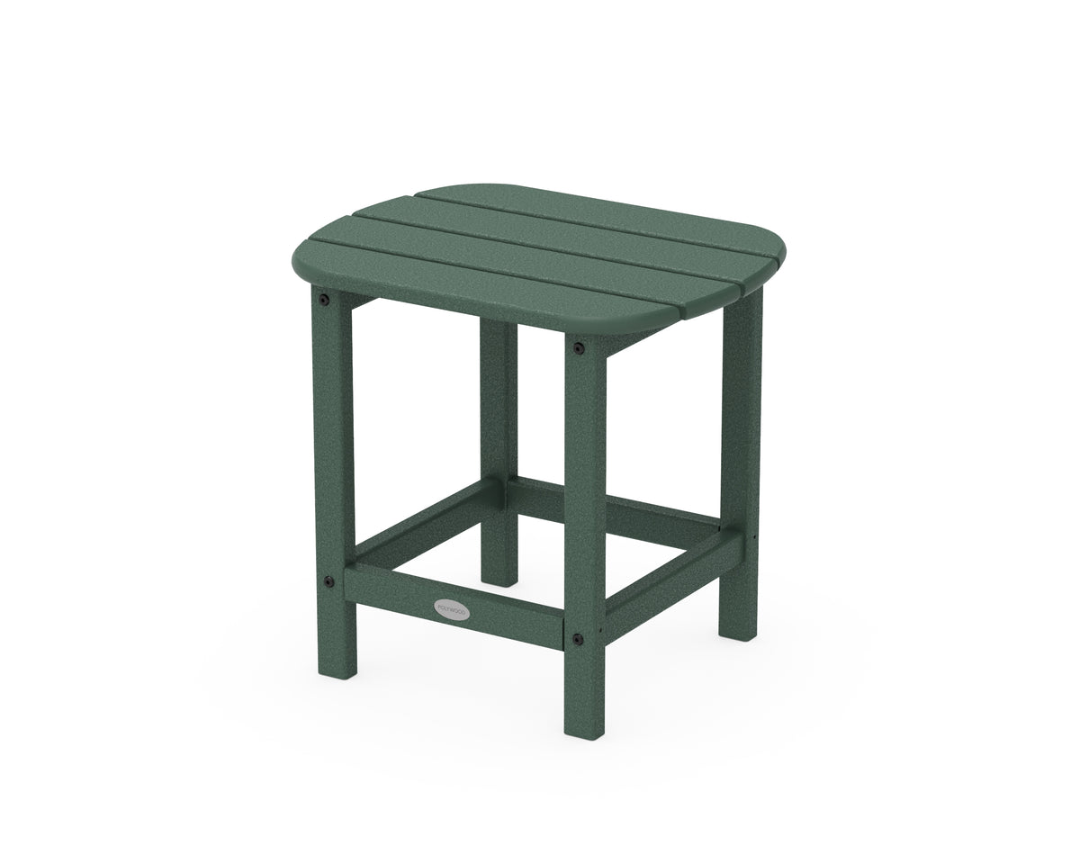 POLYWOOD South Beach 18" Side Table in Green