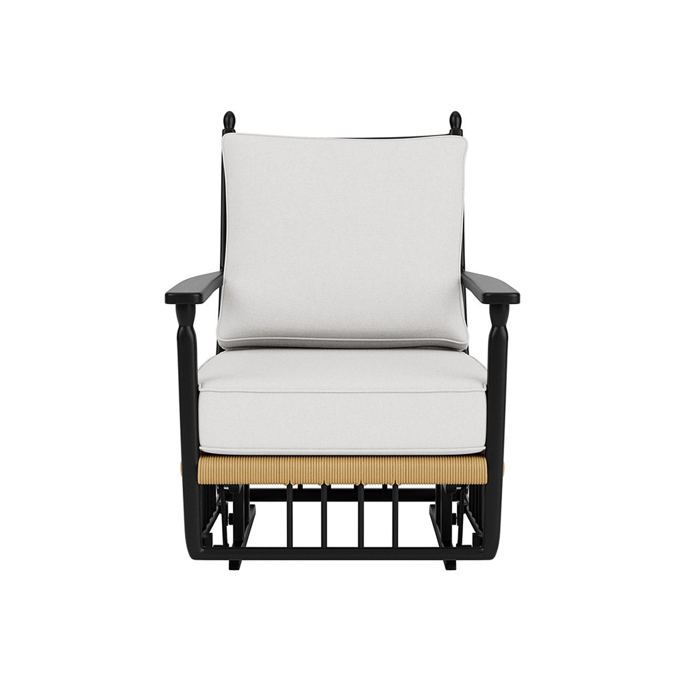 Lloyd Flanders Low Country Glider Lounge Chair, lifestyle photo 2
