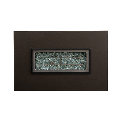 Lloyd Flanders Frontier 50" Rectangular Fire Table, lifestyle photo 1