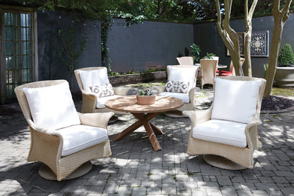 Lloyd Flanders Mandalay Swivel Rocker Lounge Chair, lifestyle photo 1